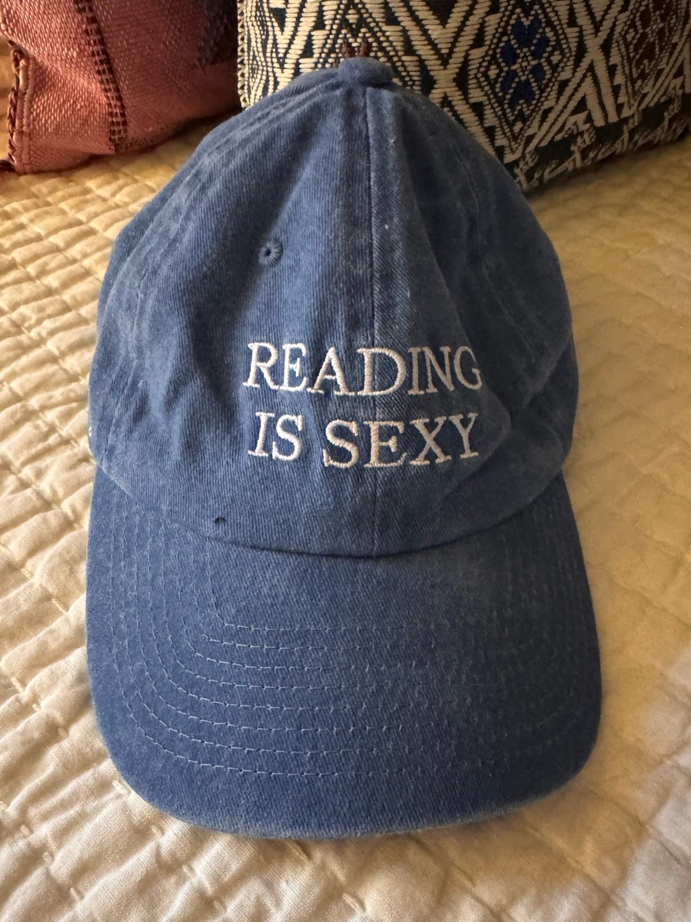 Reading is sexy baseball cap like new